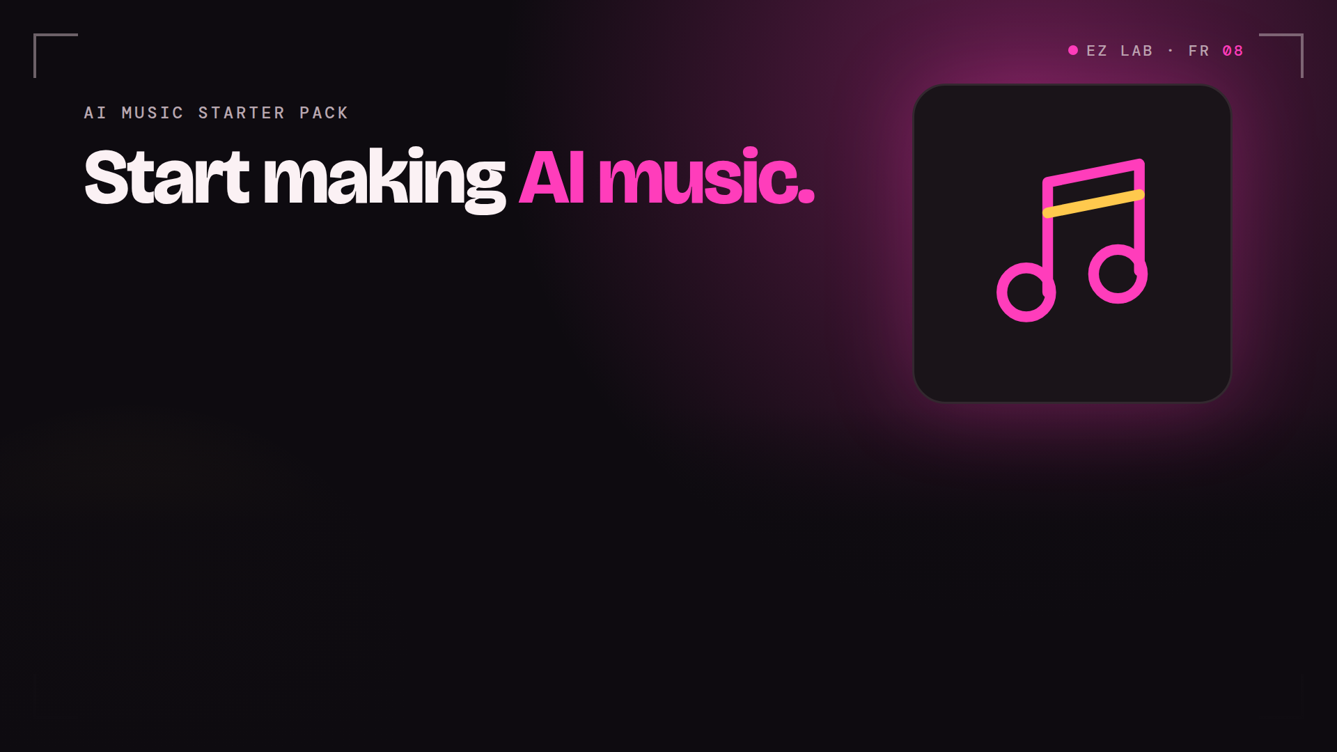 AI Music Starter Pack