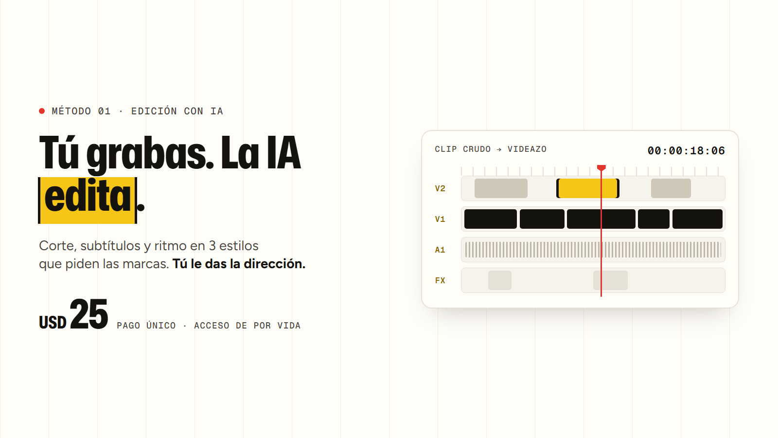Edita tus videos con IA