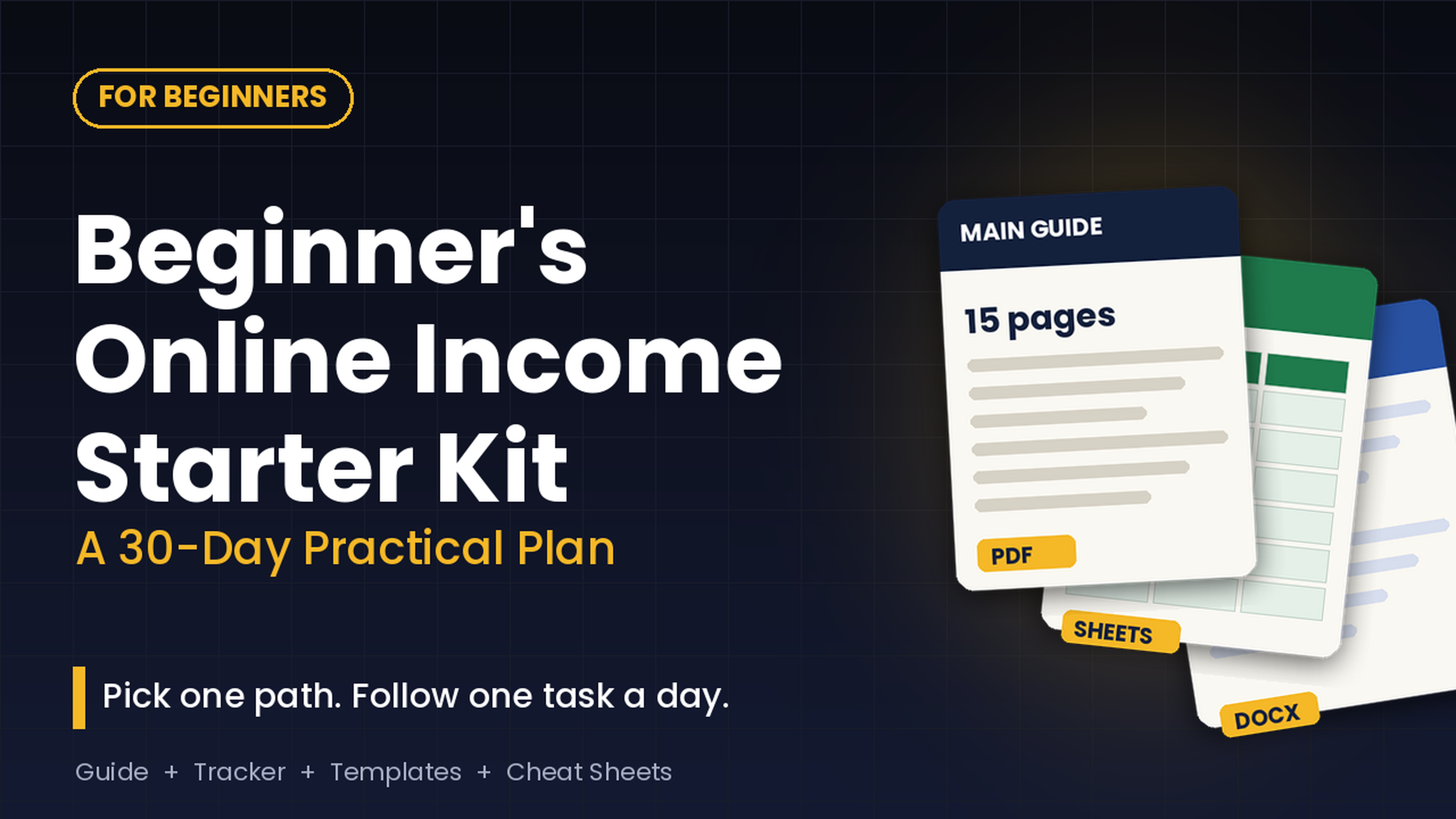 Beginner’s Online Income Starter Kit