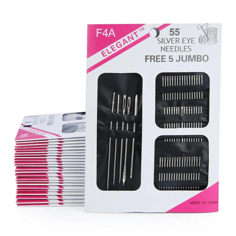 Aguja Familiar Jumbo | Caja de 12 Planchas