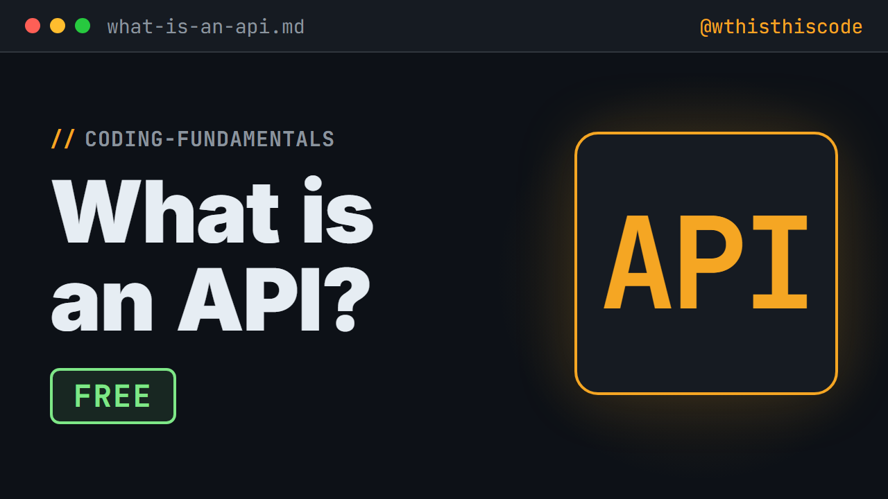 What is an API?