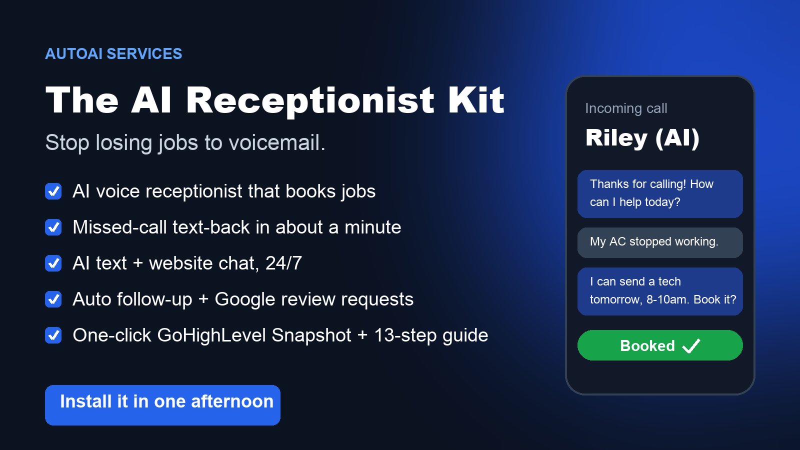 The AI Receptionist Kit