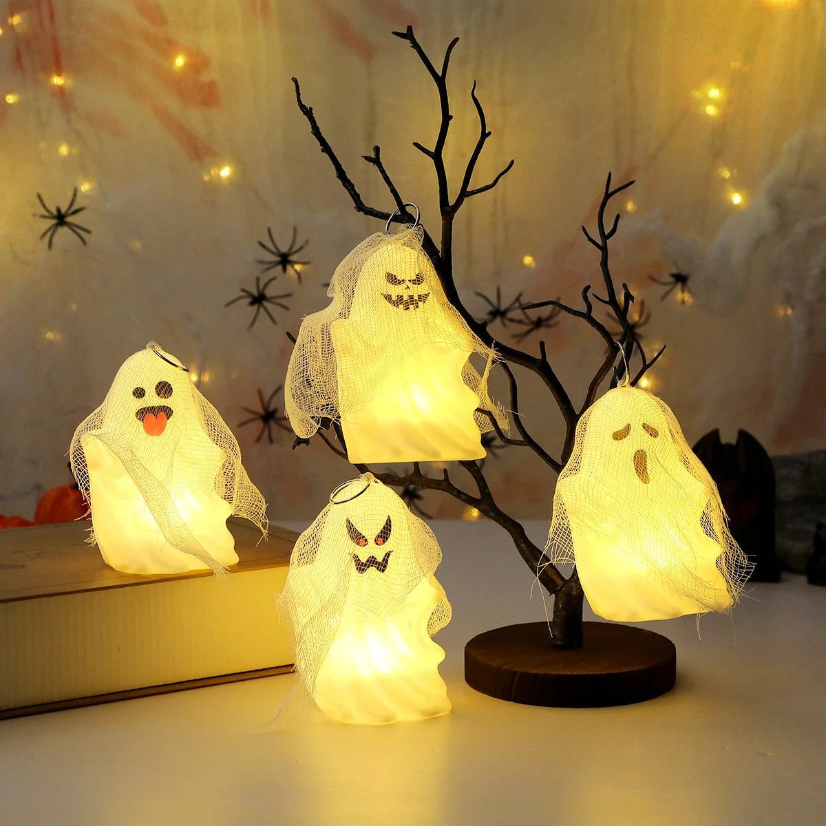 Halloween Decorative Ornaments Portable Pumpkin Lanterns Halloween Troublemakers