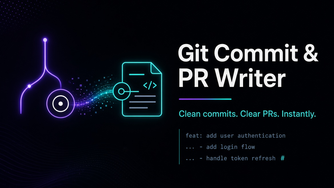 🧑‍💻 Git Commit & PR Writer 