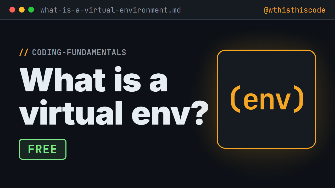 What is a virtual environment?