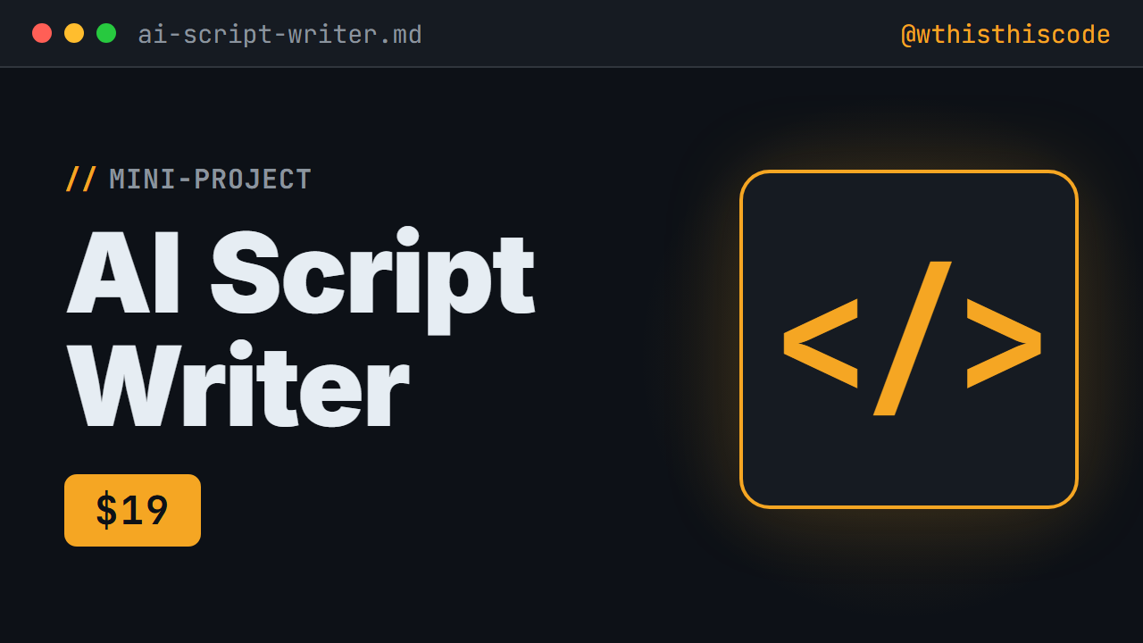 AI Script Writer