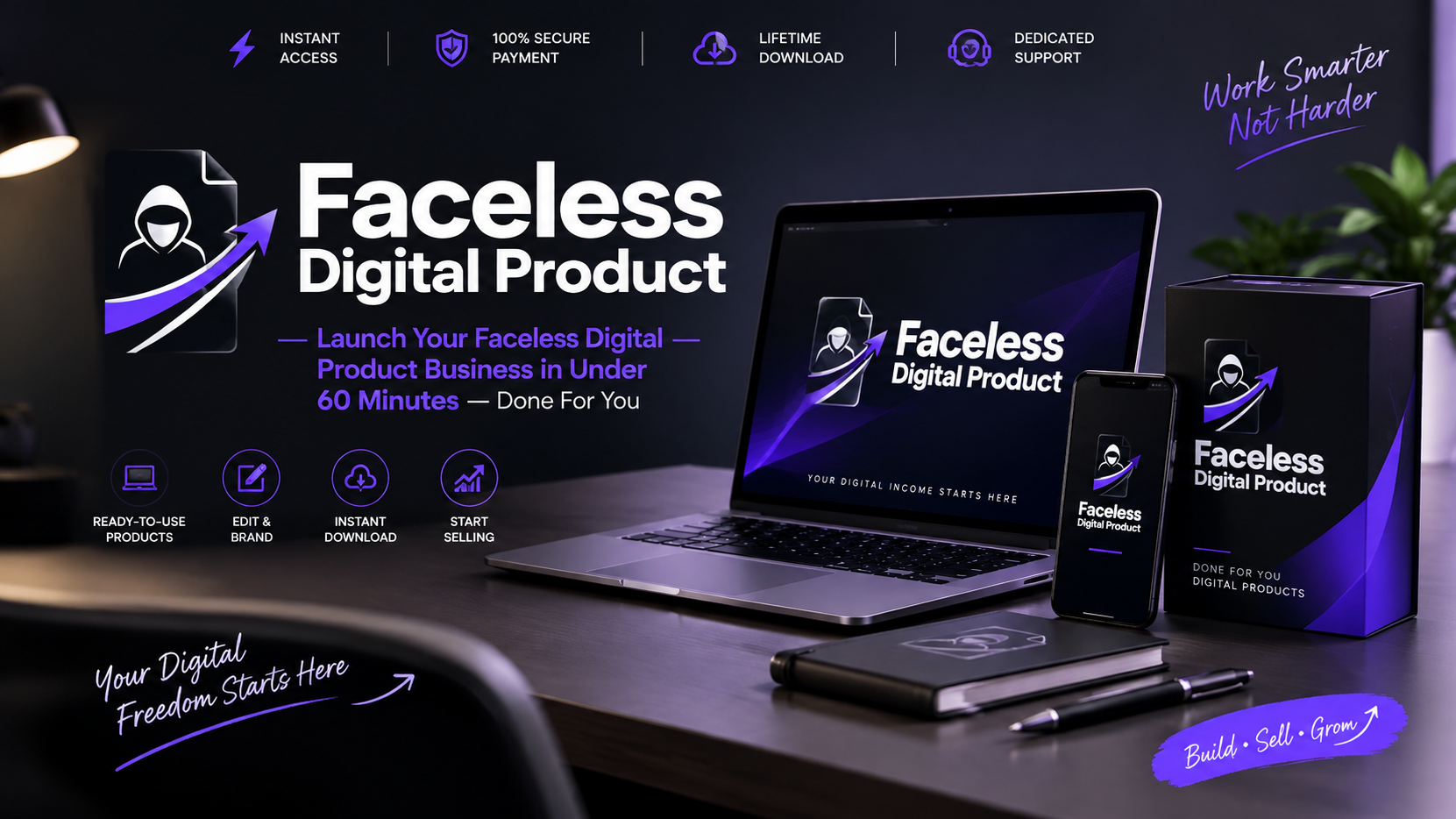 The Faceless Digital Product Launch System