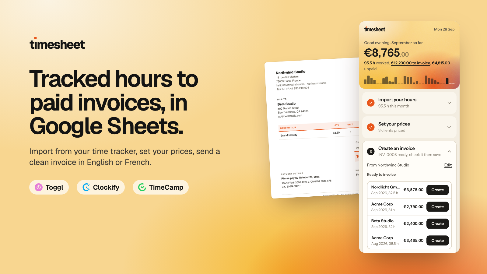 TimeSheet Pro