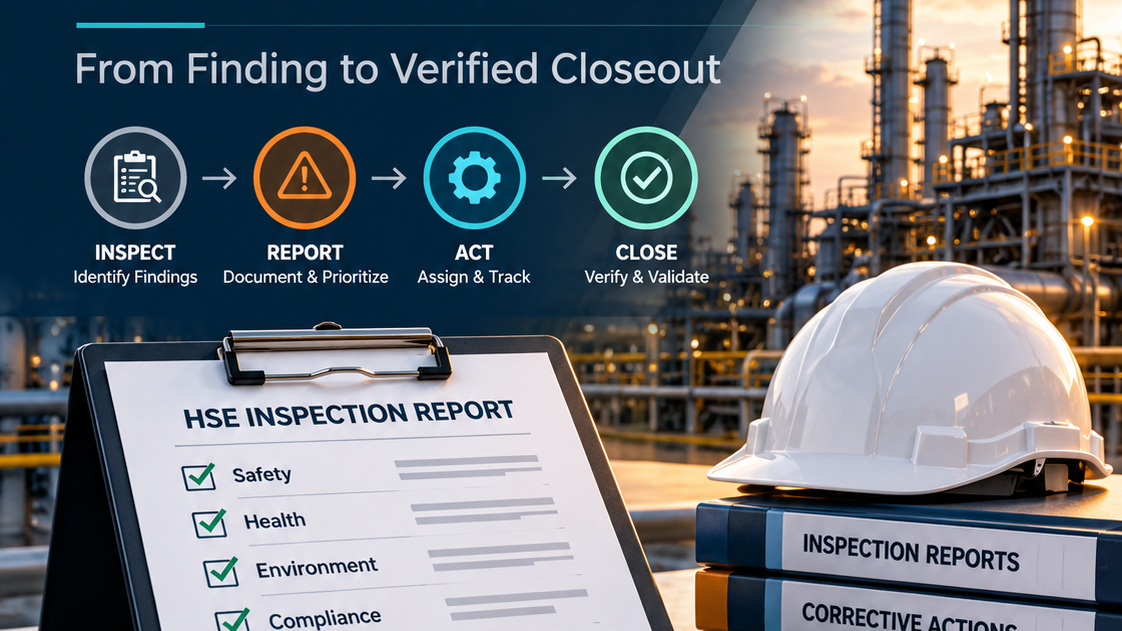 HSE Inspection Report Toolkit: From Finding to Verified Closeout