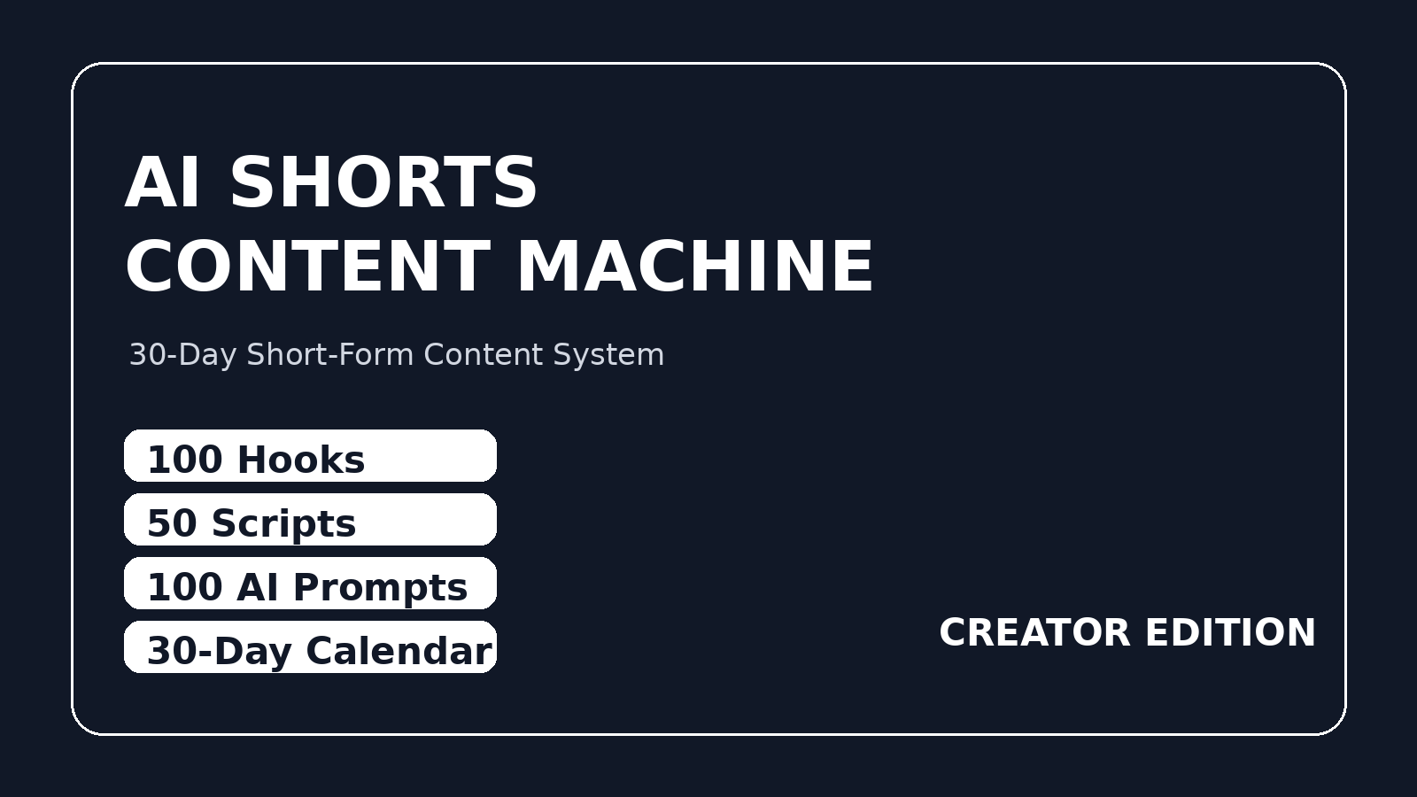 AI Shorts Content Machine