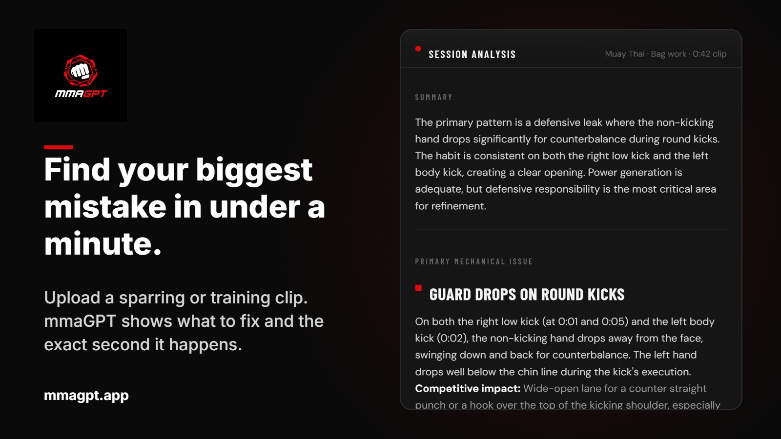 mmaGPT Lite: 3 AI fight breakdowns a month