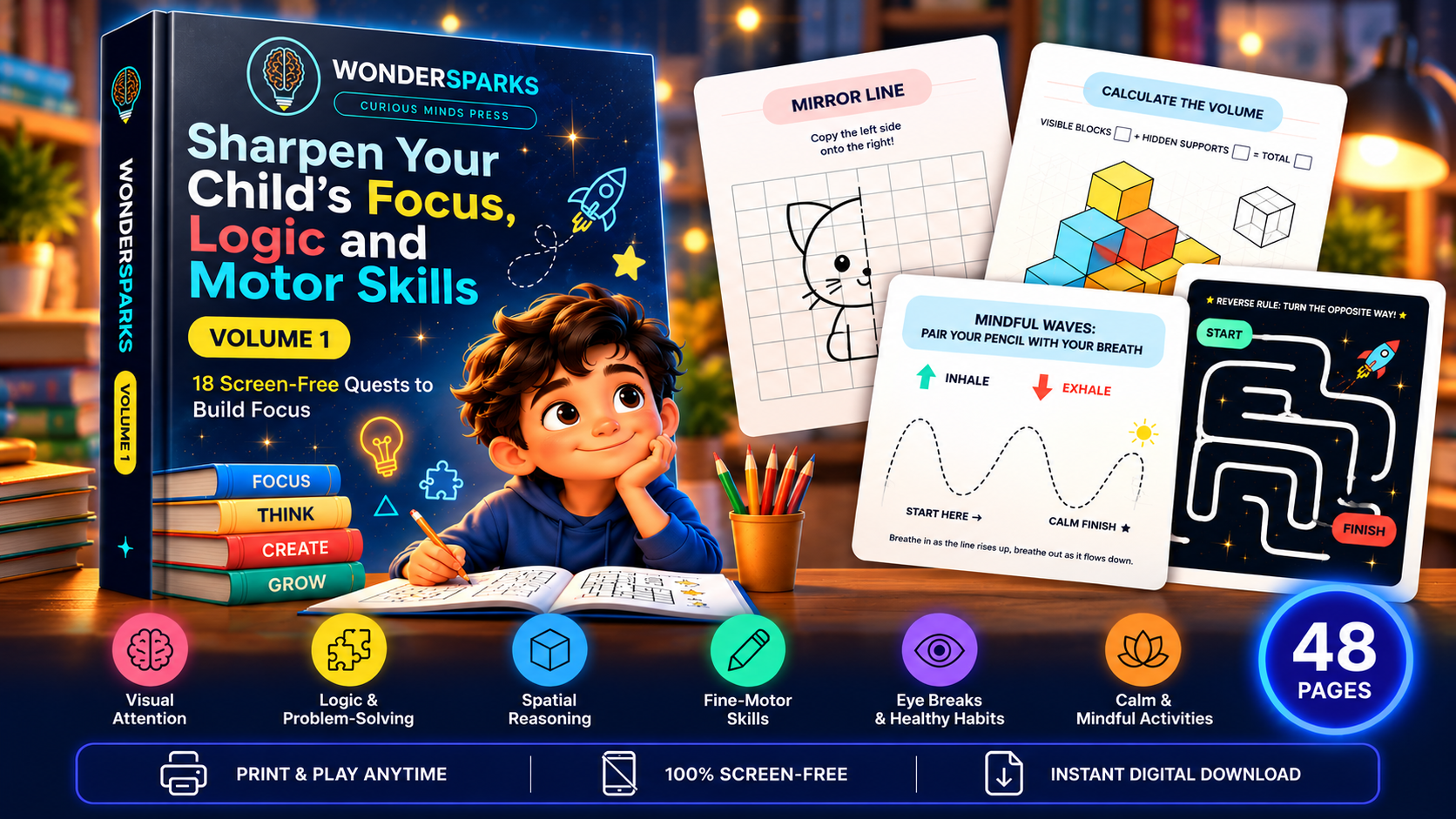 Sharpen Your Child's Focus, Logic and Motor Skills
