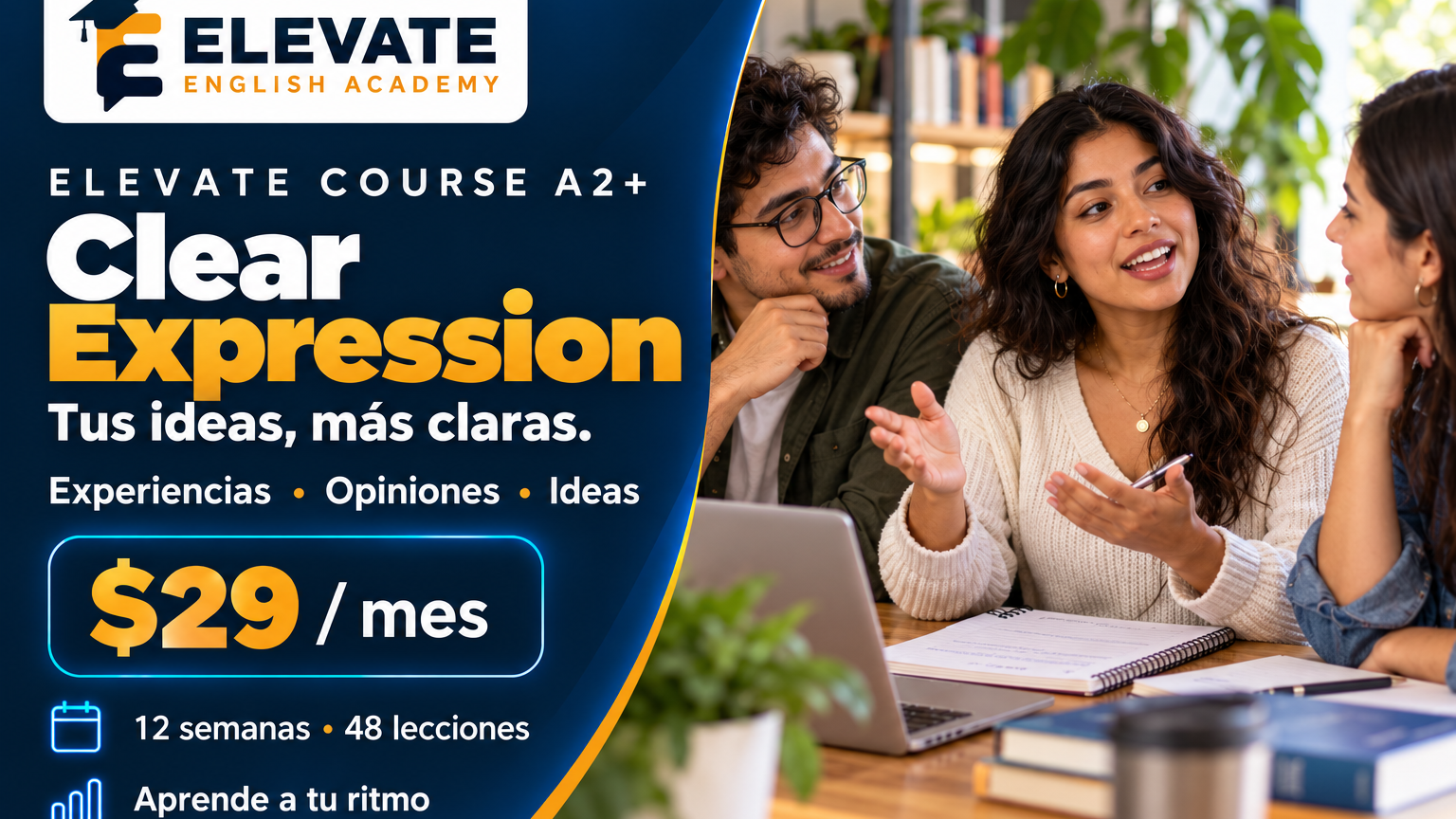 Elevate Course A2+ — Clear Expression