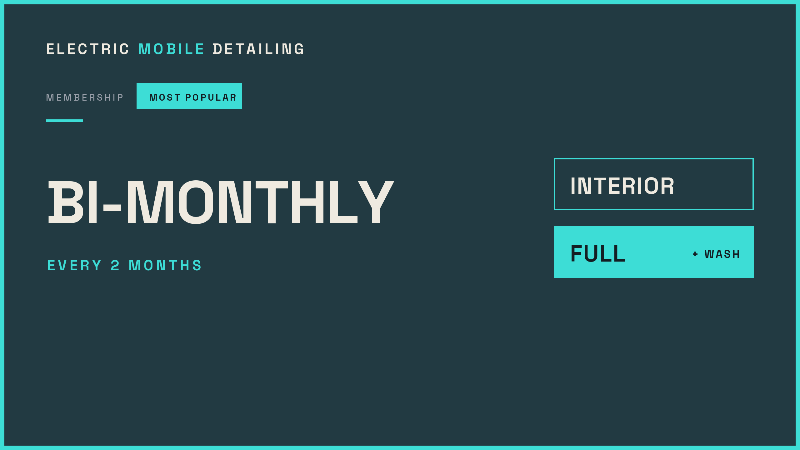 Detail Membership — Bi-Monthly