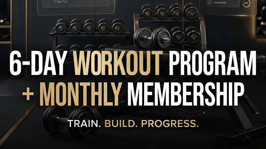 The Iron Standard: 6 Day Program + Monthly Membership w/ Dmonfit