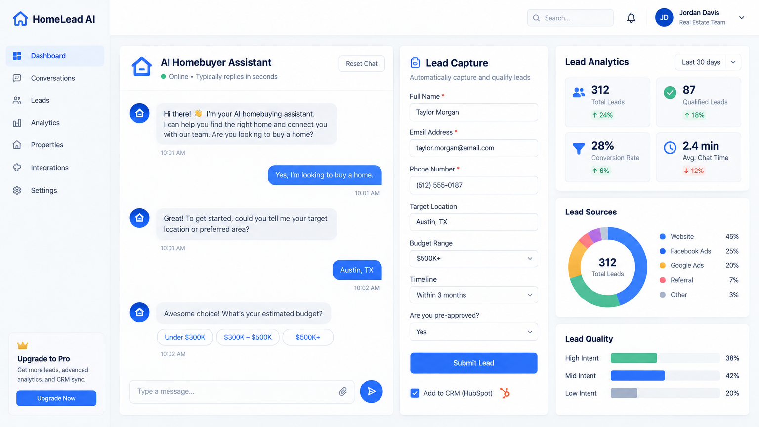 Real Estate Lead Bot
