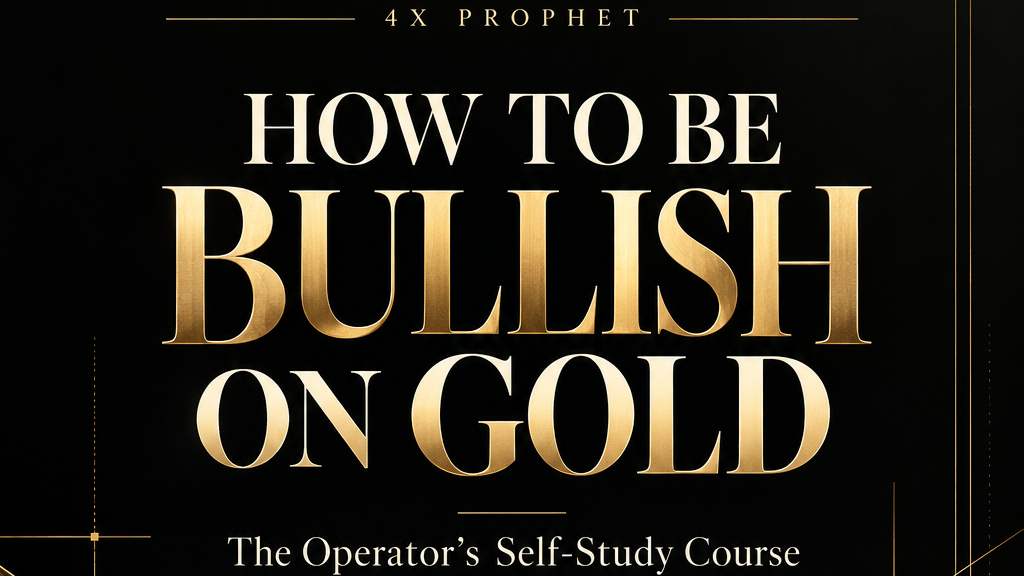 How to Be Bullish on Gold — Self-Study PDF