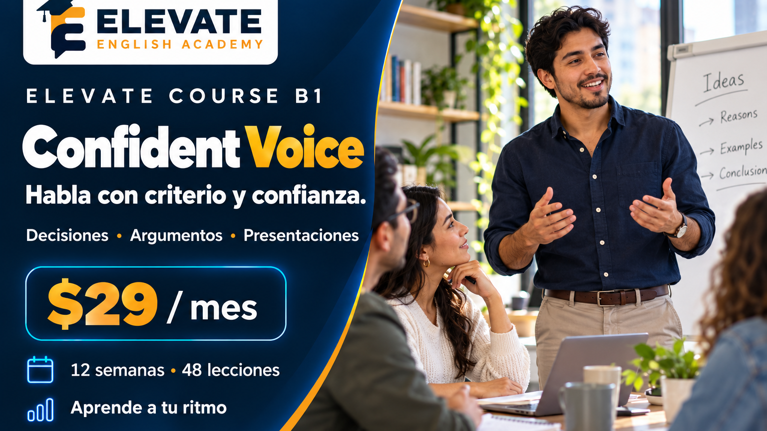Elevate Course B1 — Confident Voice