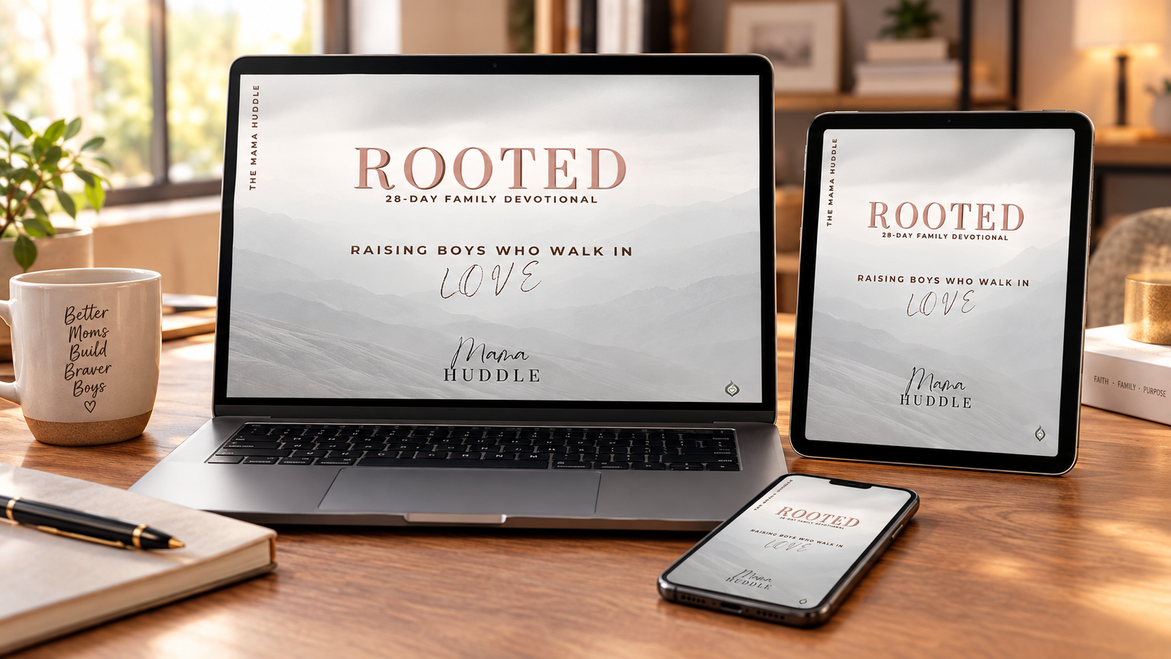 ROOTED: The 28-Day Devotional for Raising Kids in a Christ-Centered Home