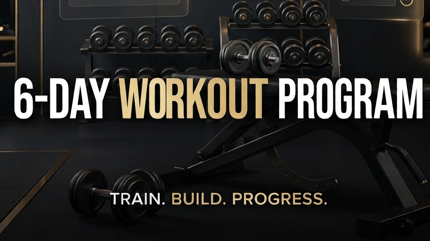 The Iron Standard: A 6 Day Split Crafted By Carl Dorismond for Men