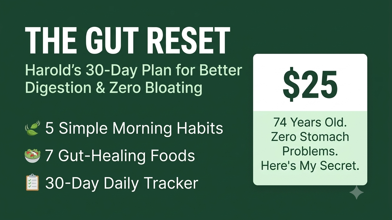 The Gut Reset — Harold's 30-Day Plan
