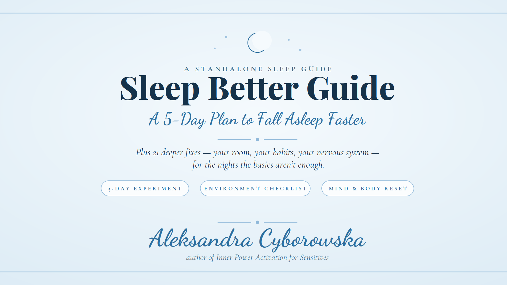 How to Sleep Better!