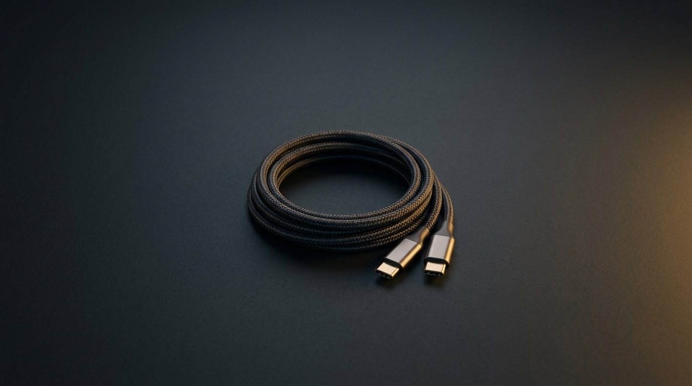 كابل USB-C مجدول