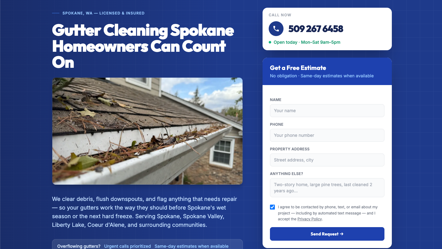 Gutter Cleaning Leads