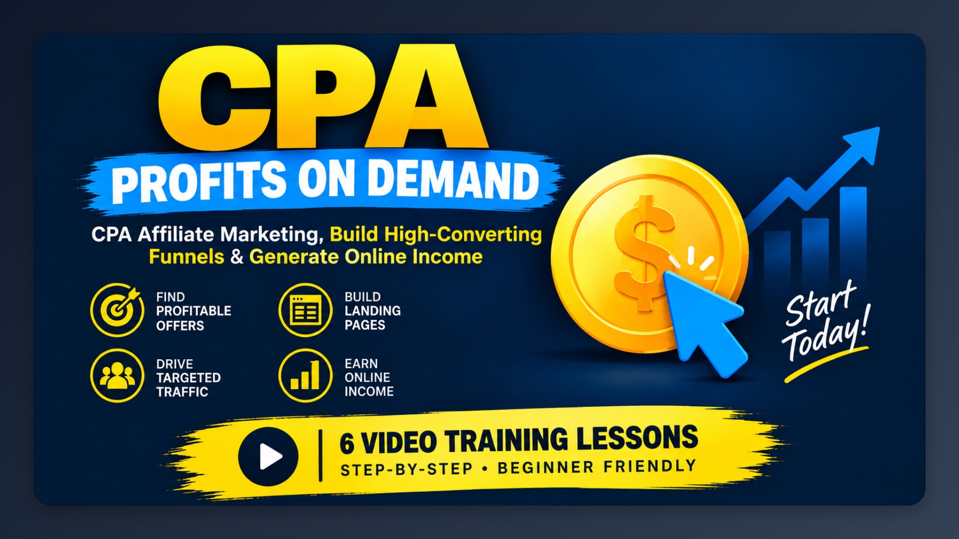 CPA Profits On Demand – Complete CPA Affiliate Marketing