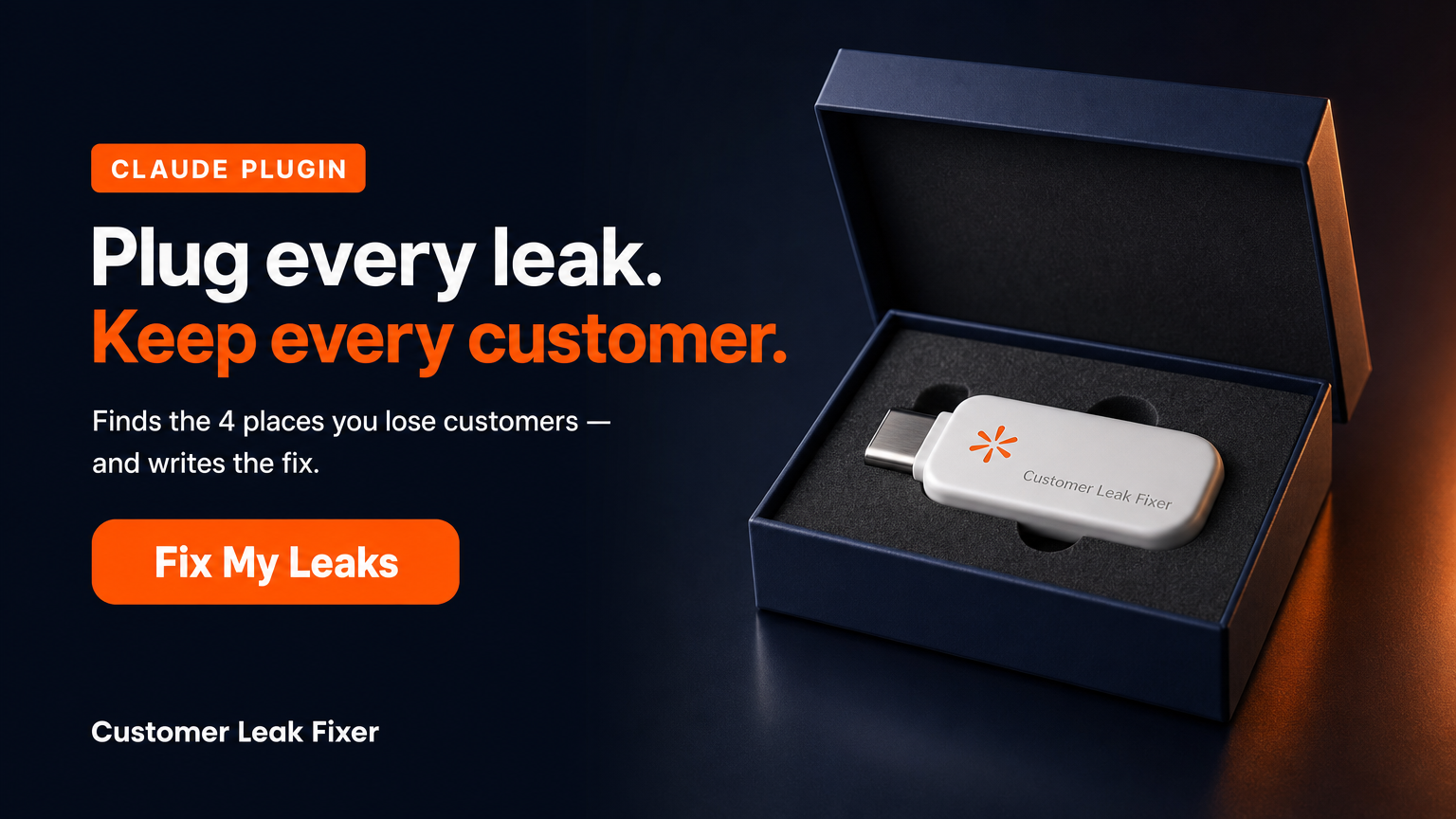Claude Plugin - Find Where You Are Losing Customers
