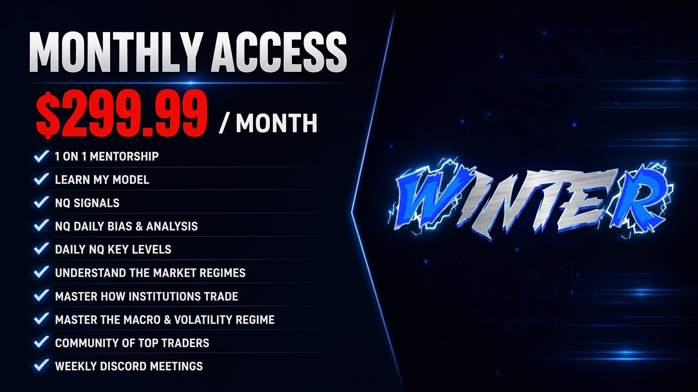 Winter Trades Monthly