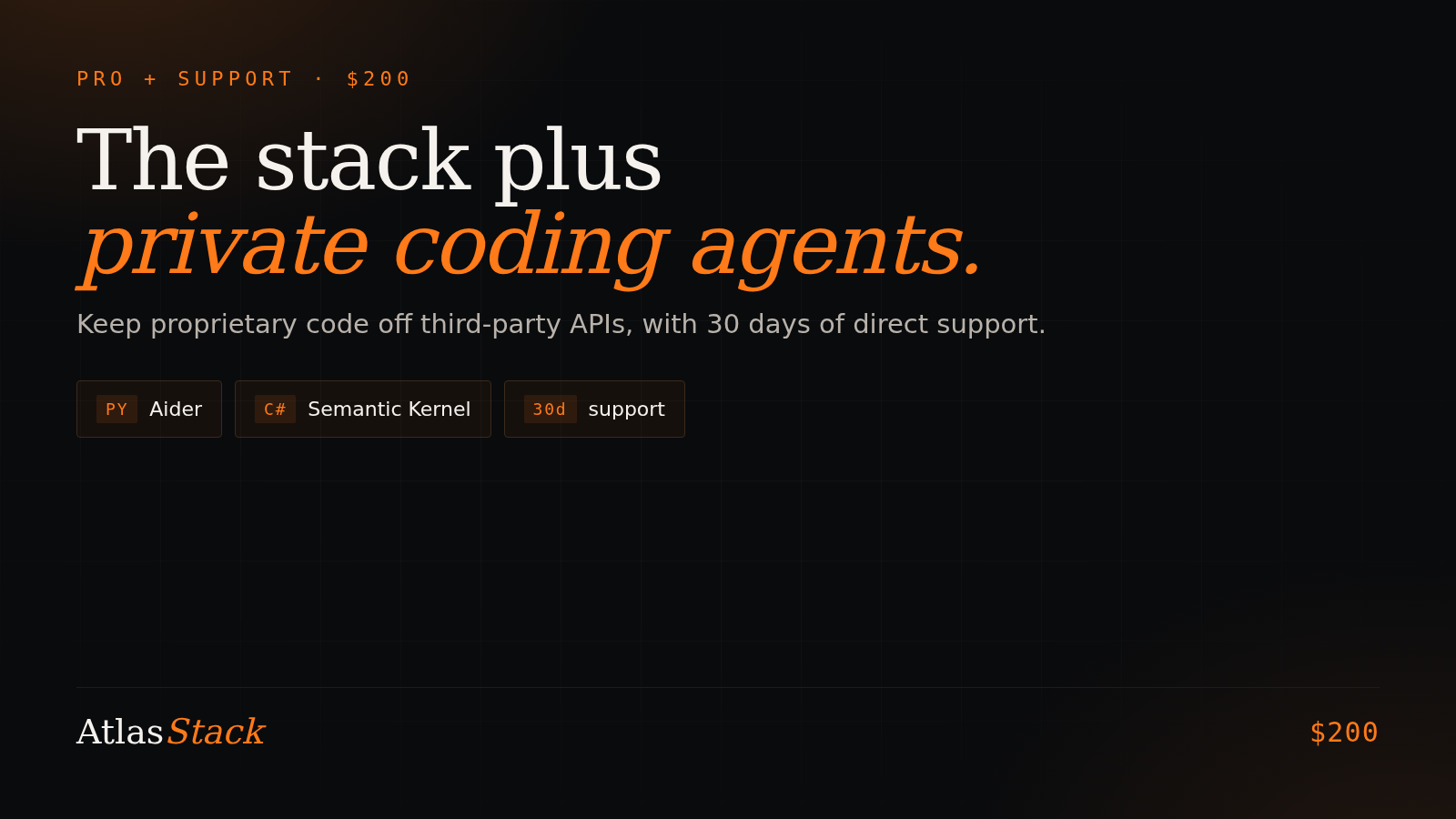 Atlas Stack - Pro + Support
