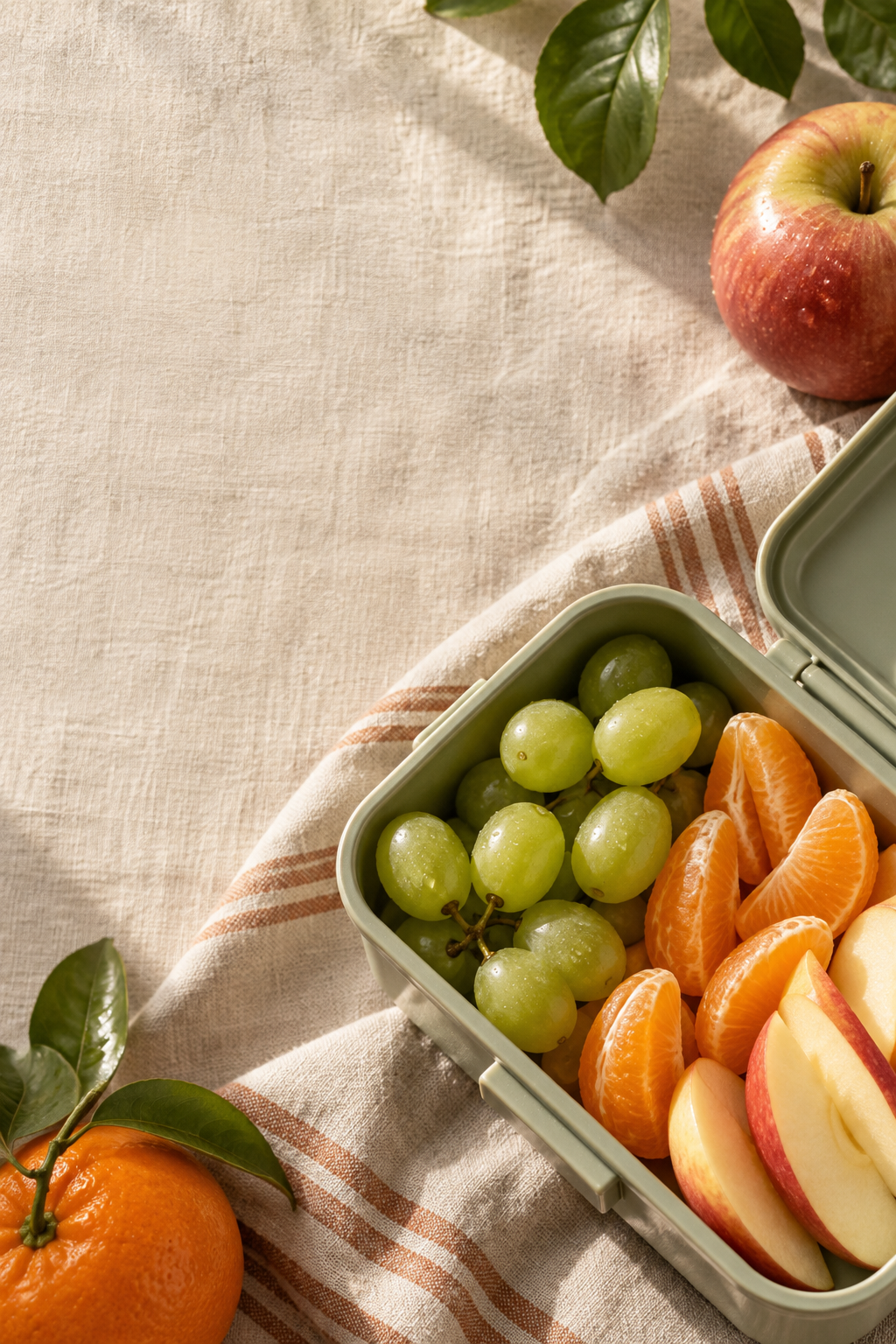 The Happy Fruit Box — Six Lunchbox Fruit Snacks, No Soggy Fruit
