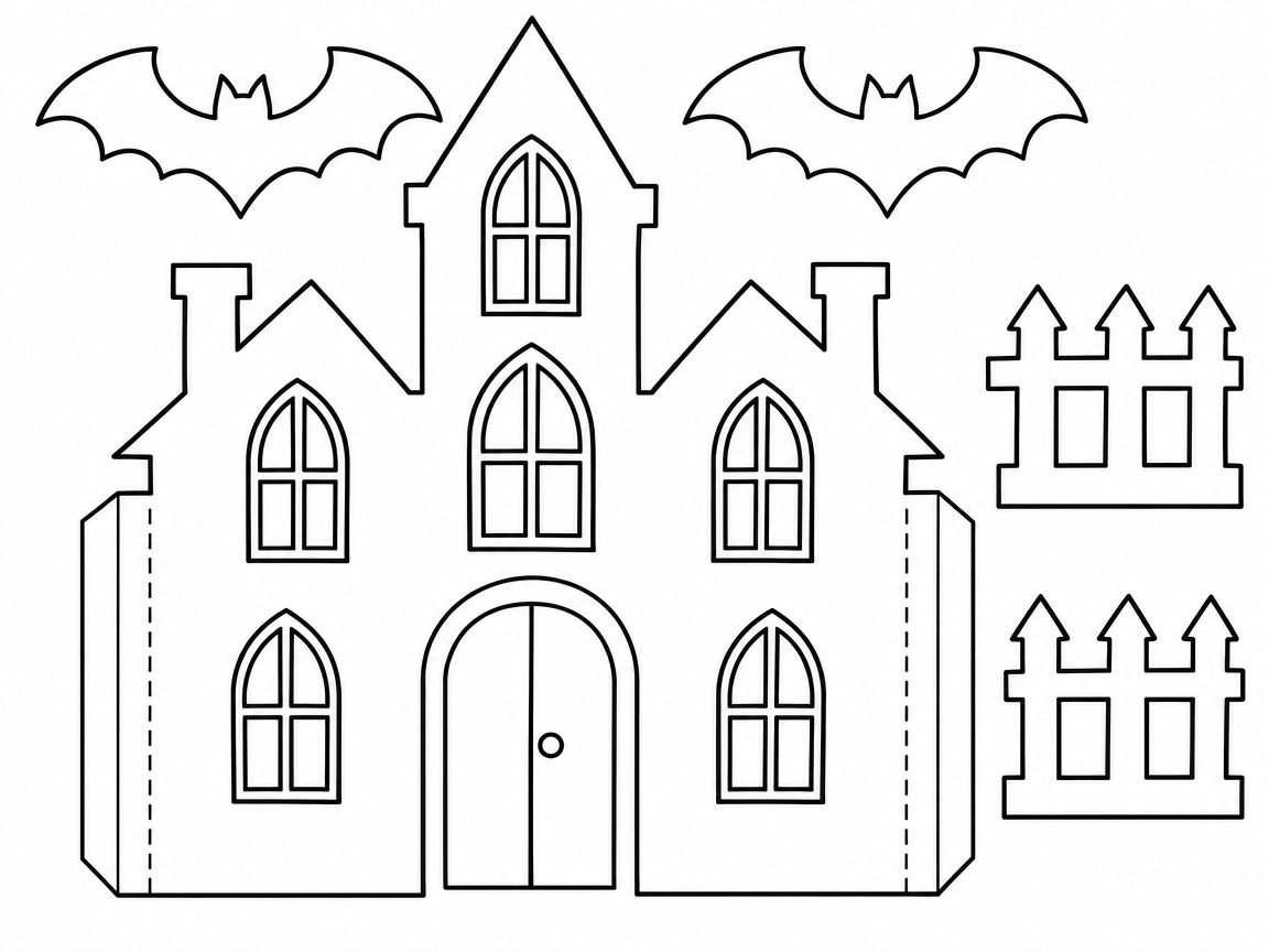 Halloween Instant Print Party Kit