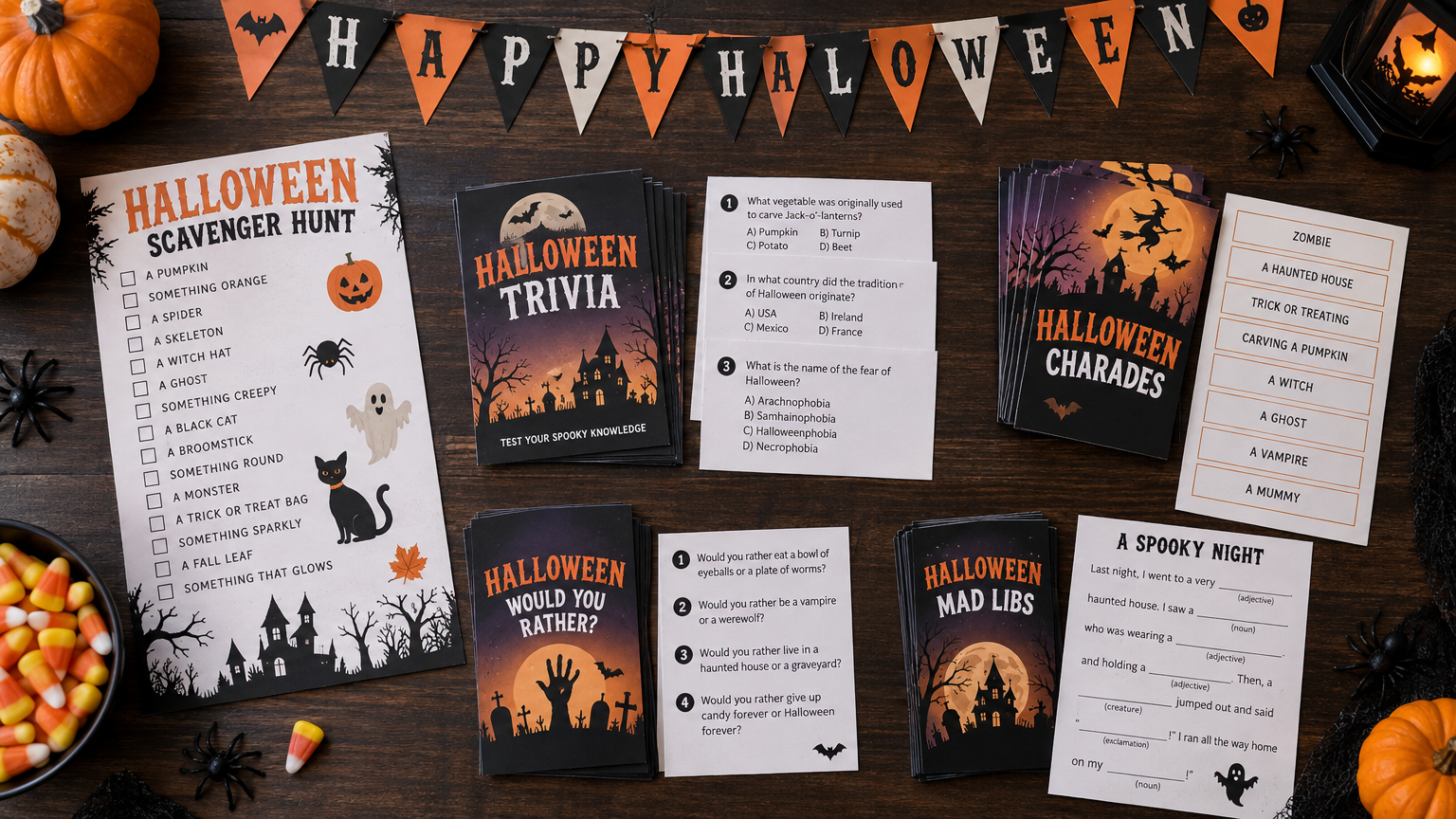 Spooky Bash: Halloween Party Printables Kit