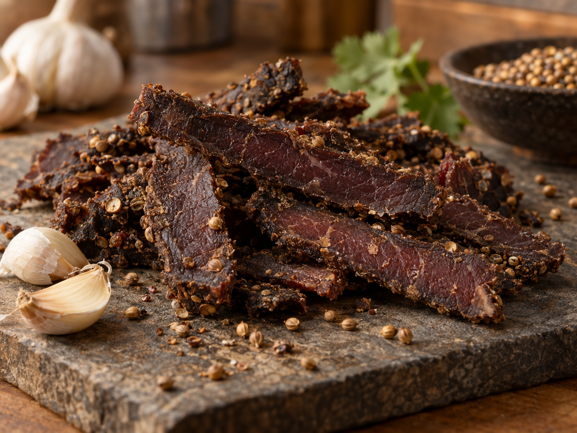 Garlic & Coriander Biltong