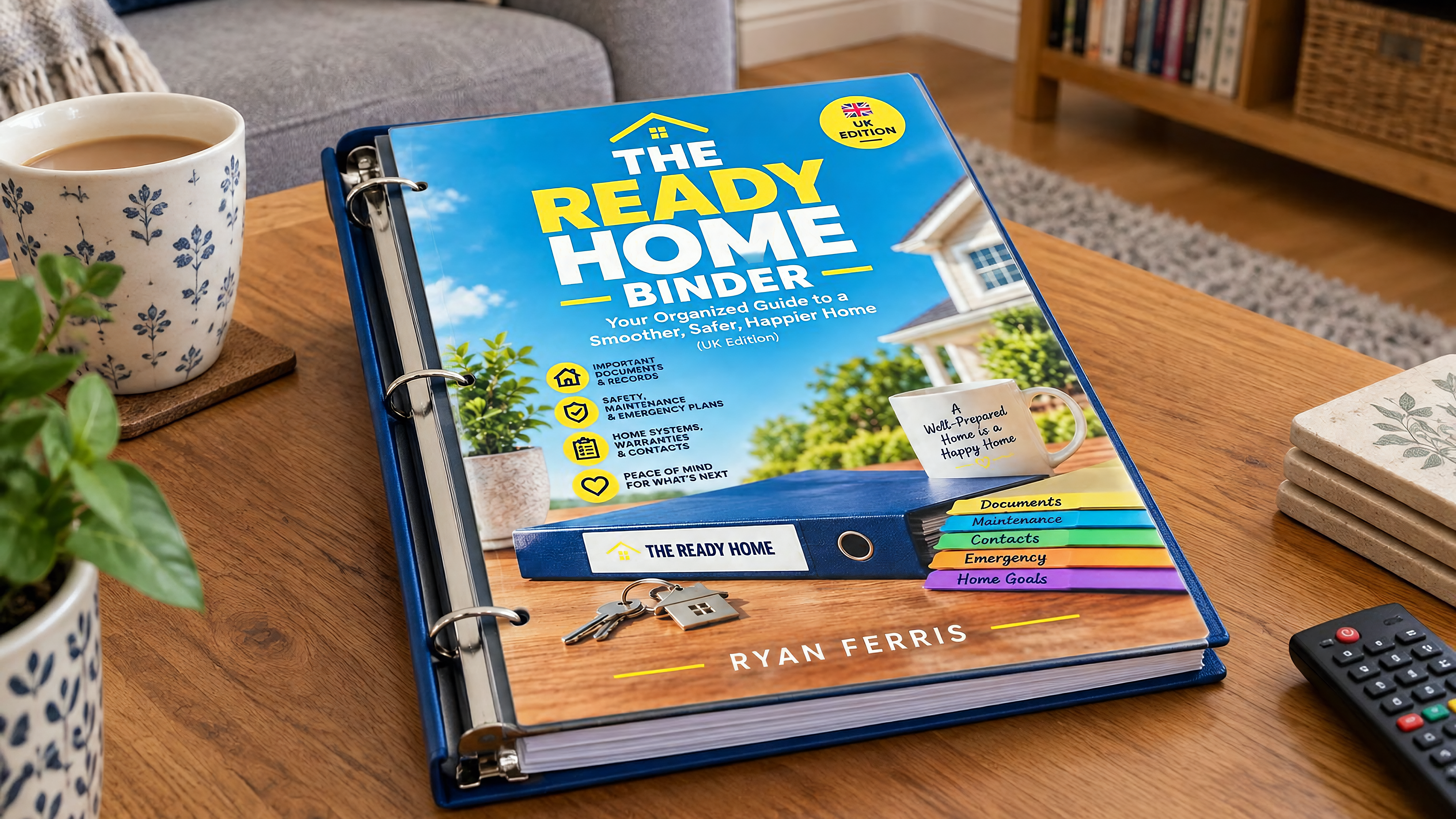The Ready Home Binder: Printable Household Emergency Planner (UK)