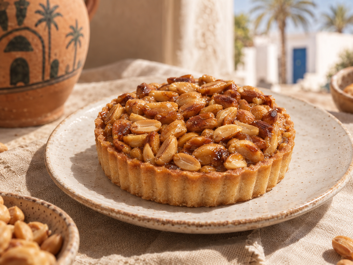 Tarte cacahuète