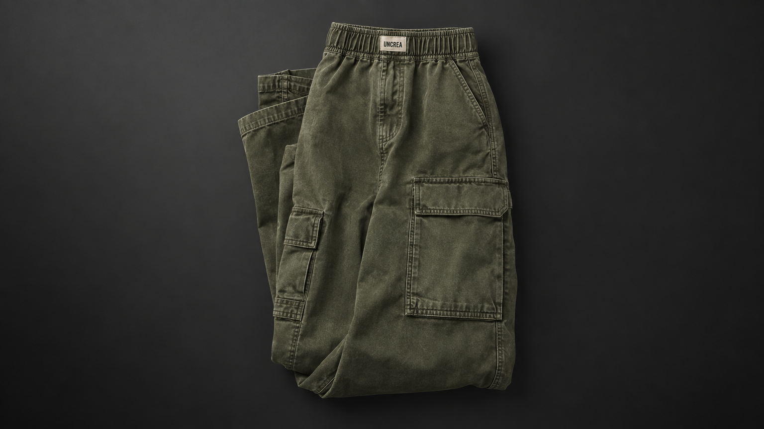 Cargo Olive Mujer Drop 01