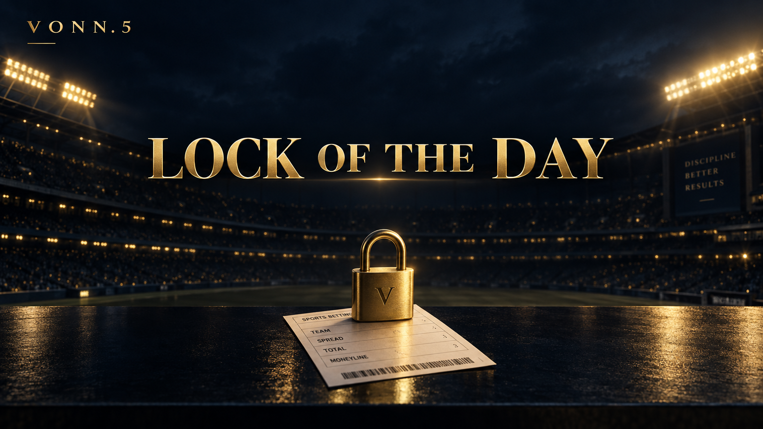 Vonn.5 Lock of the Day