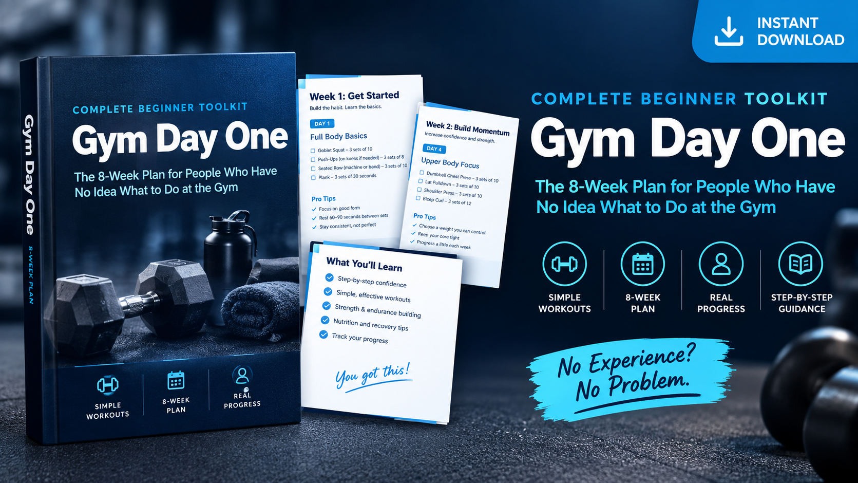 Gym Confidence: 8-Week Beginner Strength Toolkit
