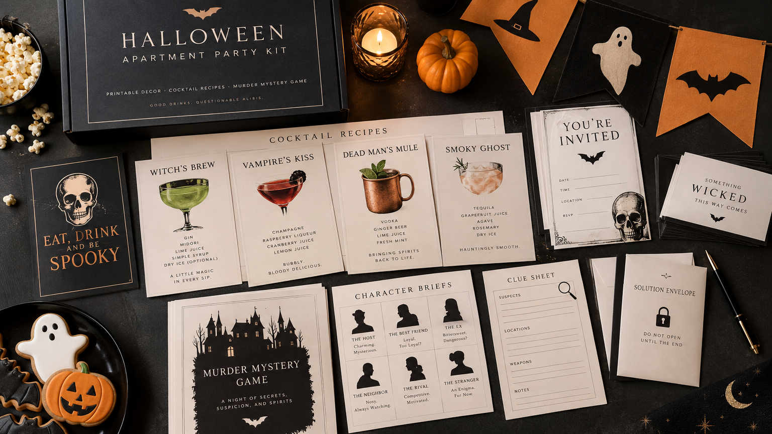 Spooky Apartment Party Kit