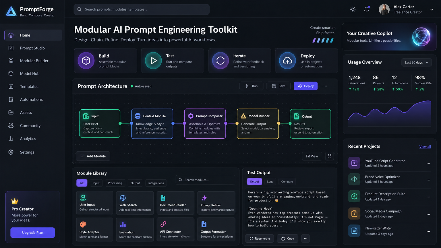 Velox AI Prompt Architecture Kit