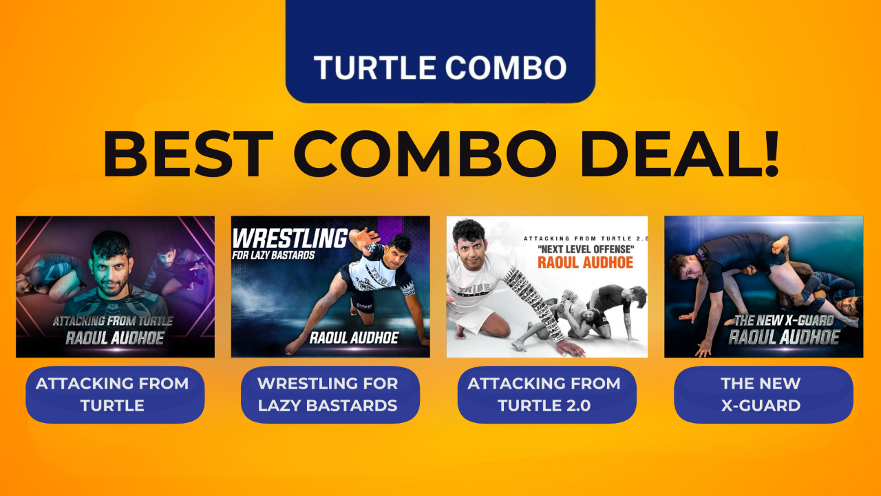 (COMBO DEAL): Turtle 1 & 2 + Wrestling For Lazy Bastards + New X-Guard
