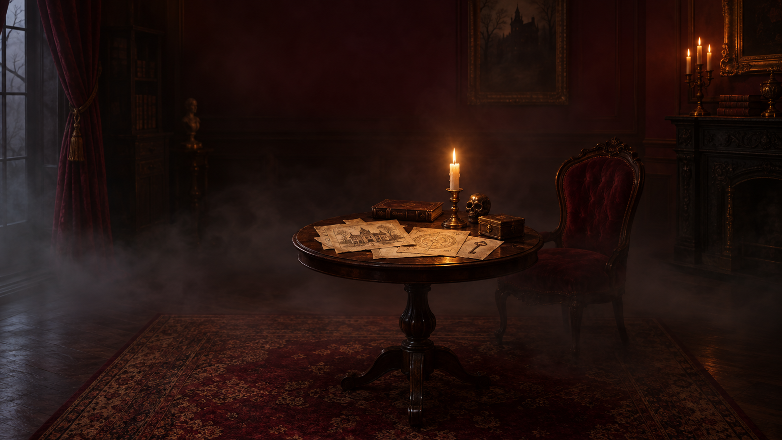 The Haunted Parlor: Printable Halloween Escape Kit