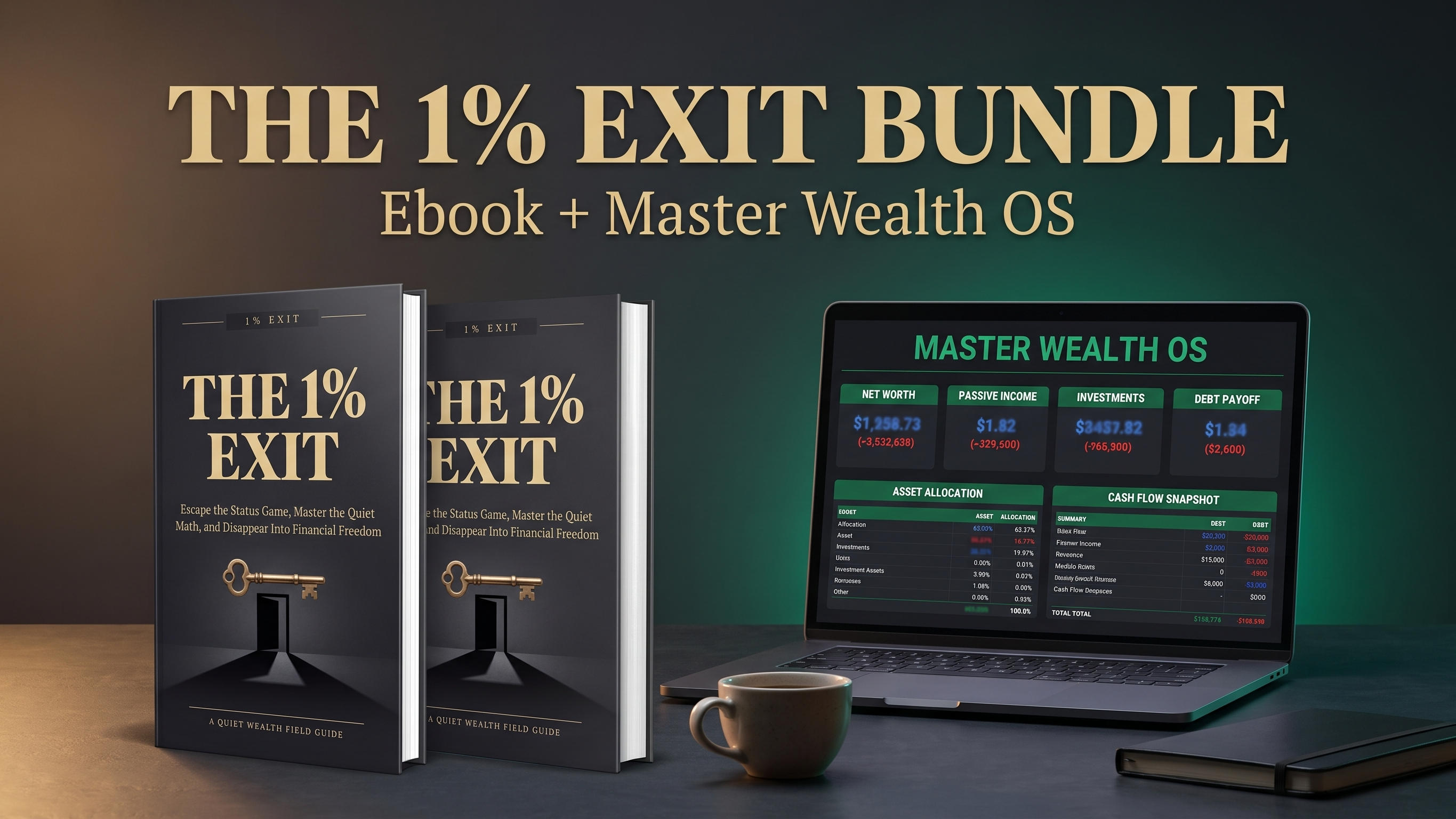 The 1% Exit Bundle — Ebook + Master Wealth OS (Pro Edition)