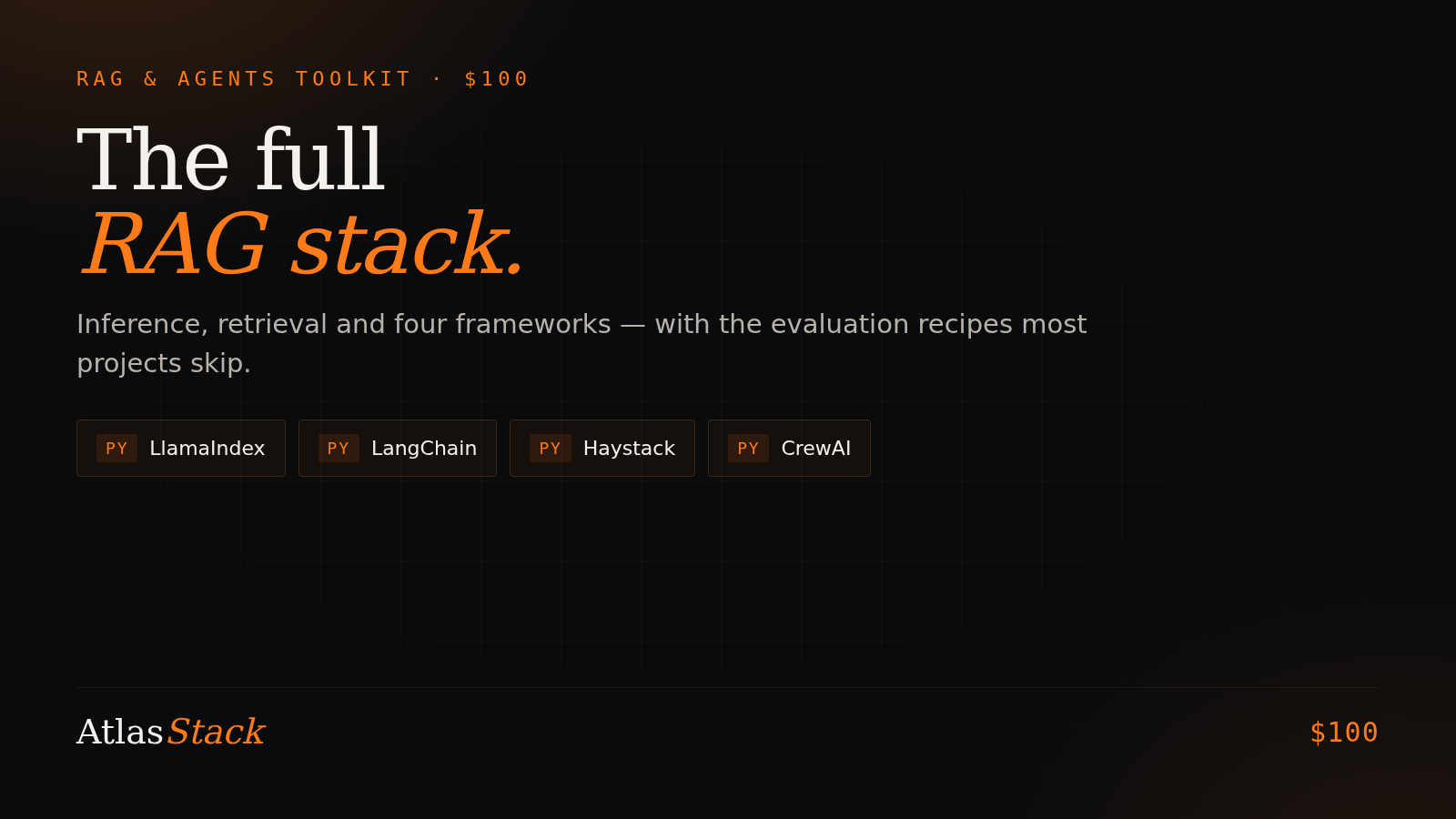 Atlas Stack - RAG & Agents Toolkit