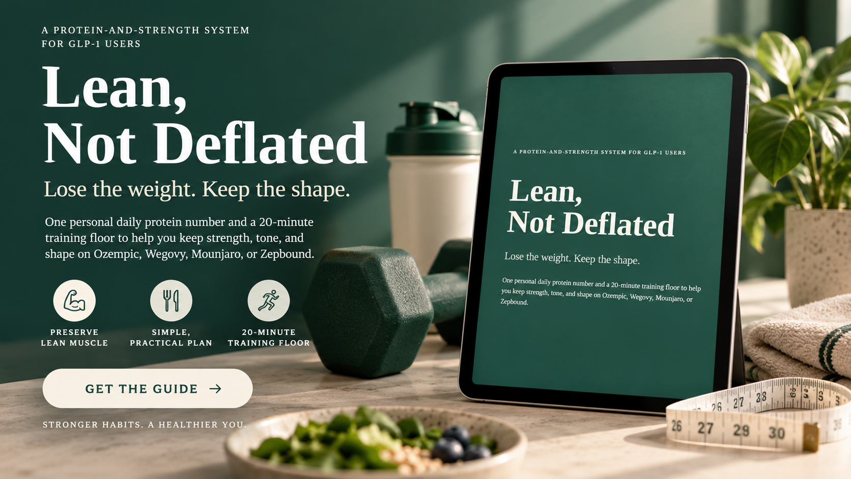 Lean, Not Deflated: The GLP-1 Muscle-Preservation Kit 