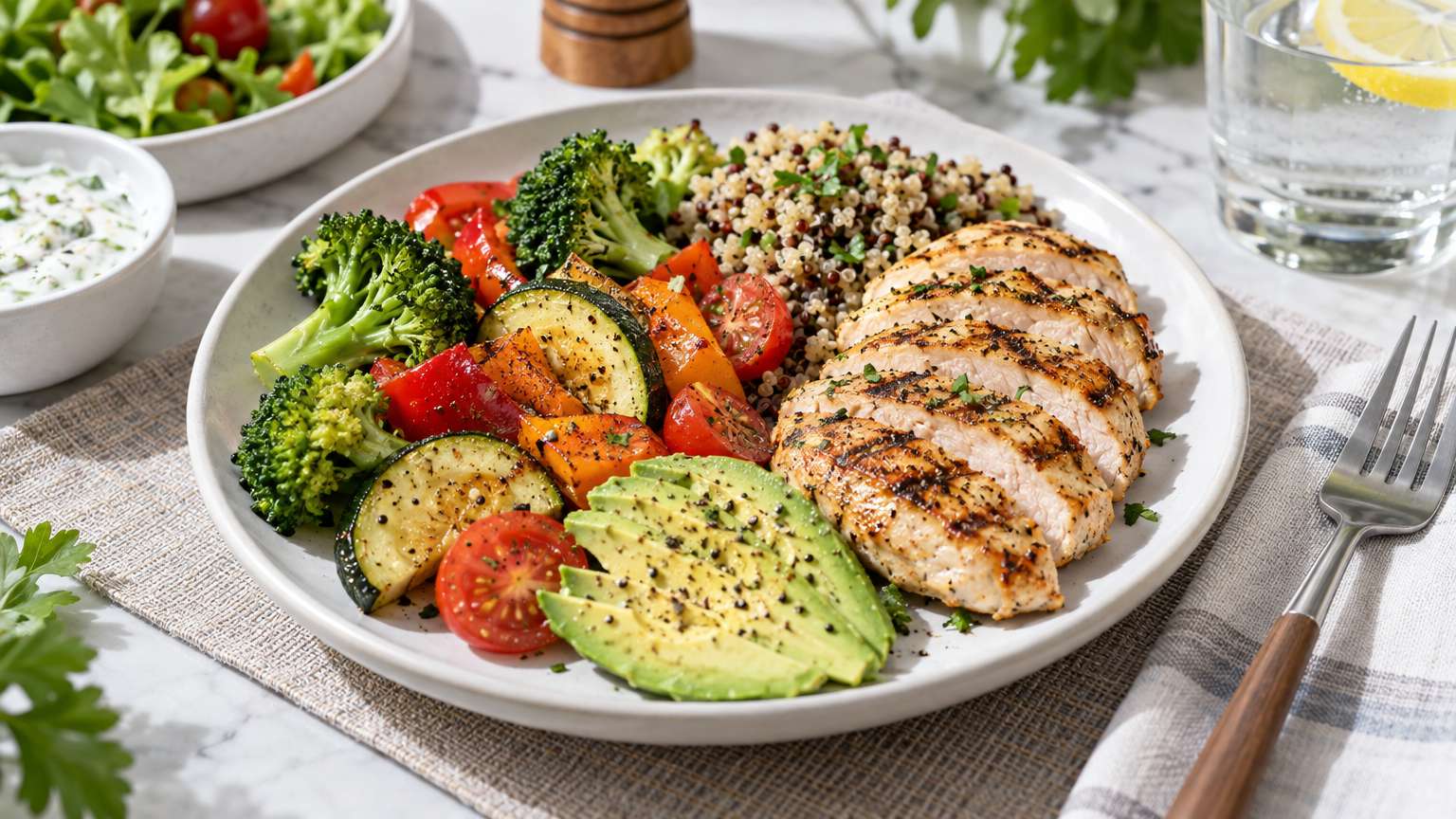 Women Over 40 Building Meals for Gradual Weight Loss Without Long Cooking