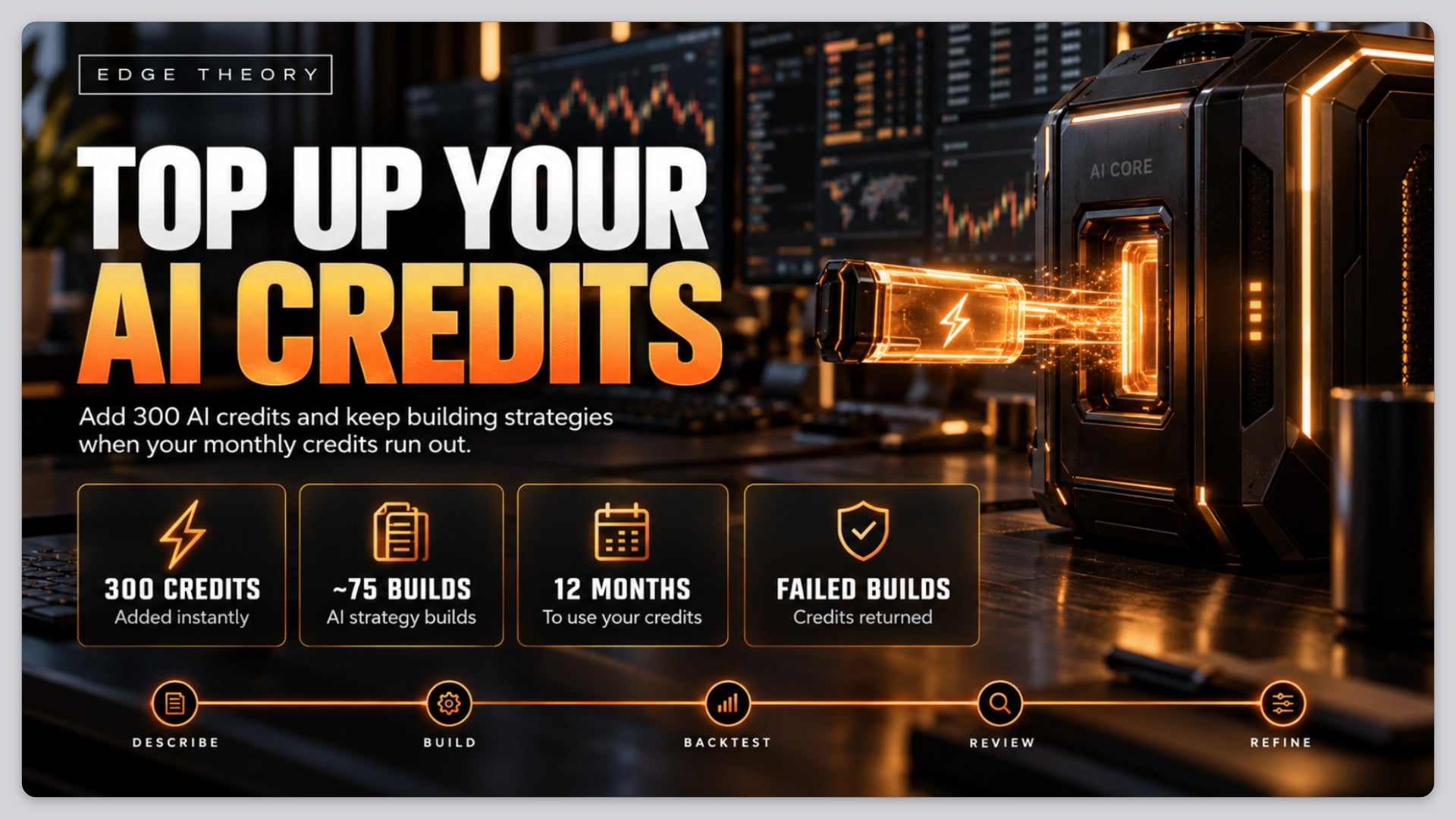 Edge Theory AI Credits: Top-up (300 credits)